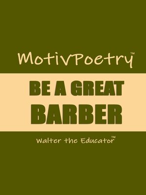 cover image of Be a Great Barber